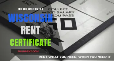 Rent Certificate: What Utilities to Include?