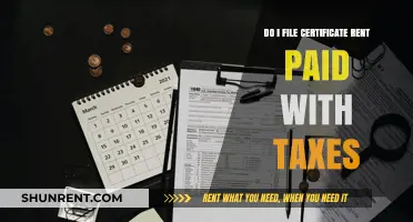 Rent Paid Certificates: What's Their Role in Tax Filing?