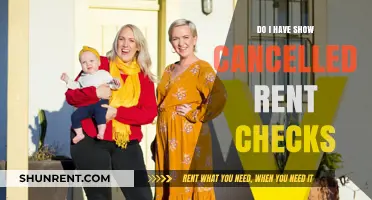 Cancelled Rent Checks: Do You Need to Show Them?
