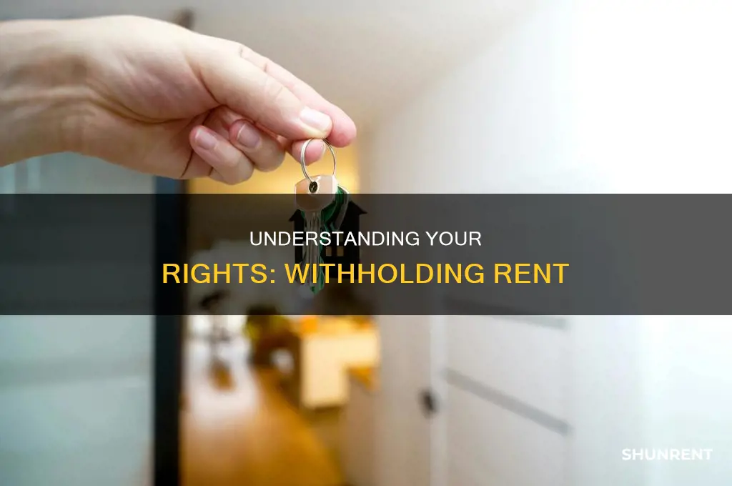 do i have the right to withhold rent