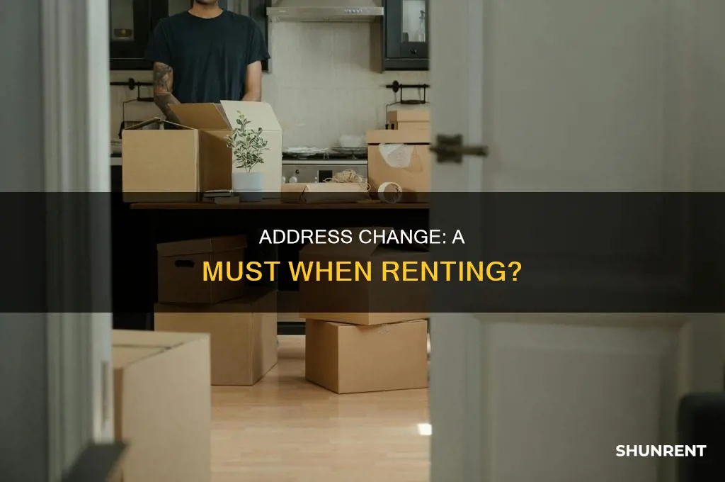 do i have to change my address if i