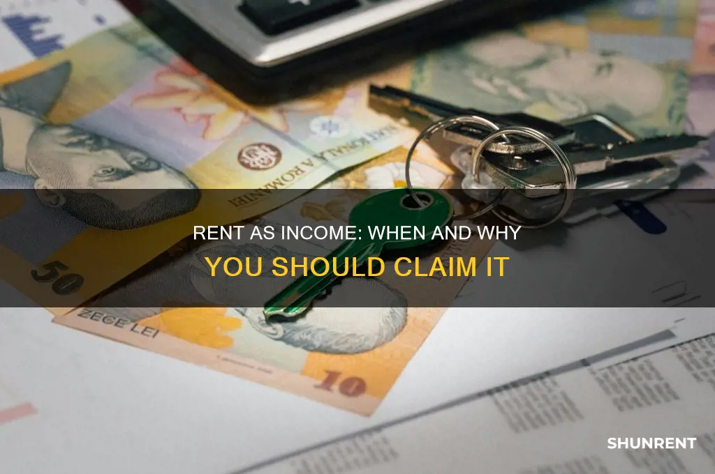do i have to claim rent as income