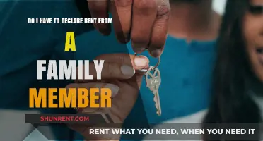 Renting from Family: When to Declare?
