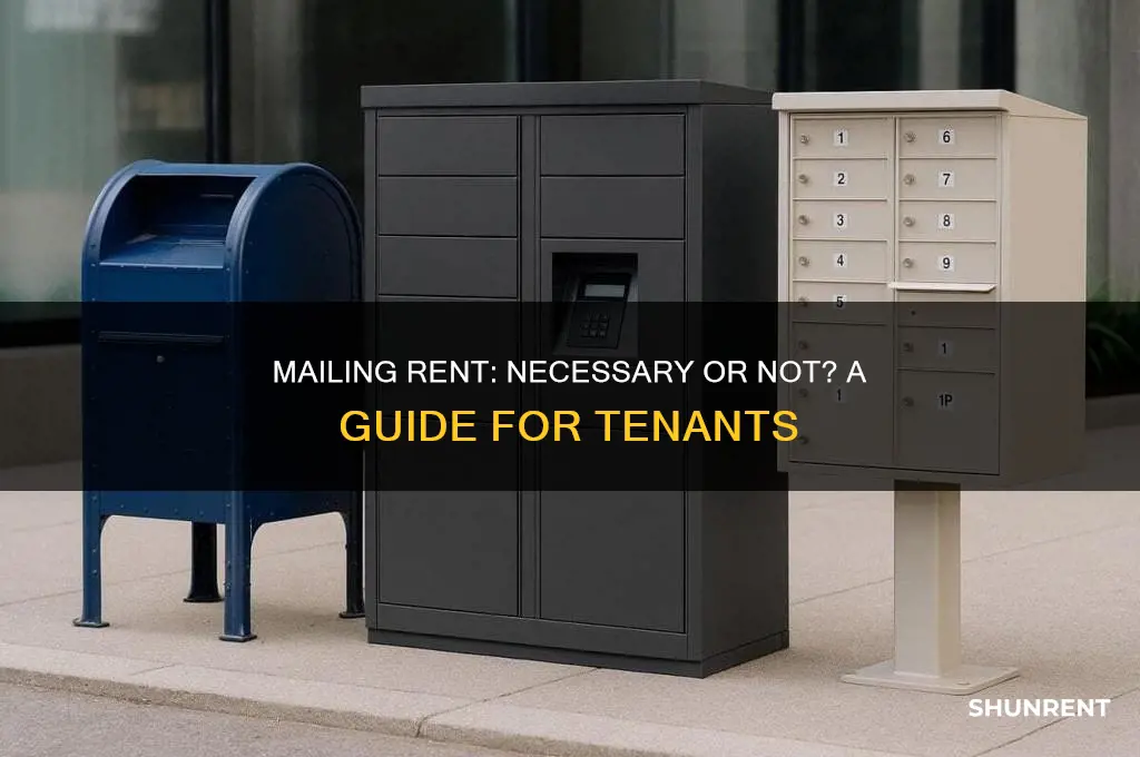 do i have to mail my rent