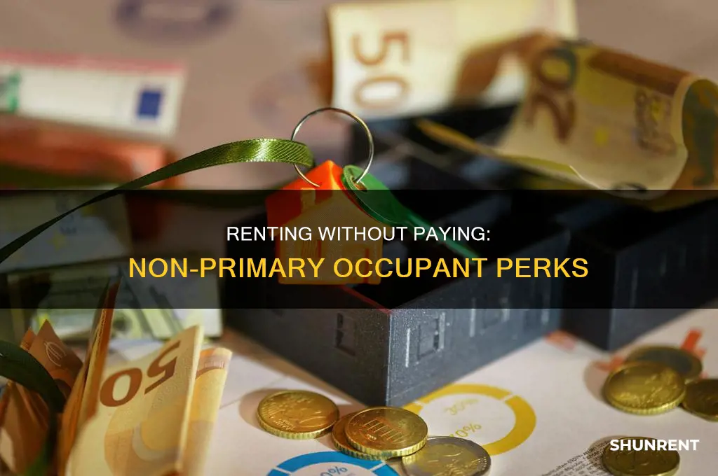 do i have to pat rent as non primary ocupant