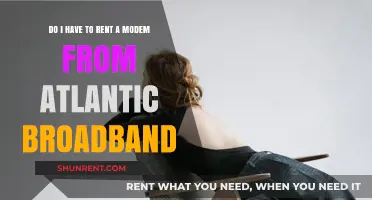 How to Avoid Renting a Modem from Atlantic Broadband
