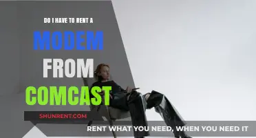 How to Avoid Renting a Modem from Comcast