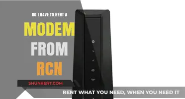 How to Avoid Renting a Modem from RCN