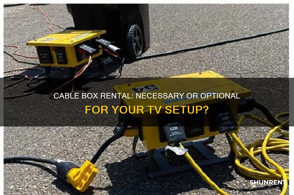 do i have to rent cable box