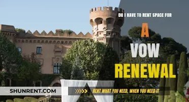 Vow Renewal: Should You Rent a Space?