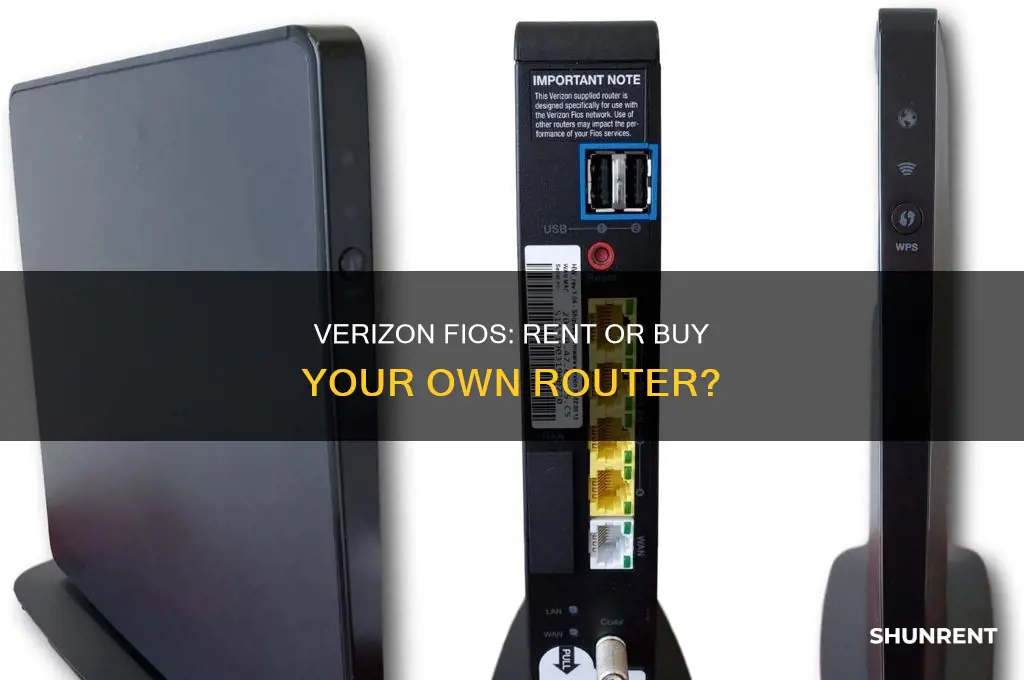 do i have to rent verizon fios router