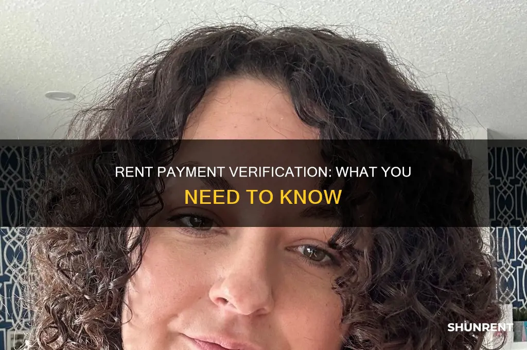do i have to show verification of rent payments