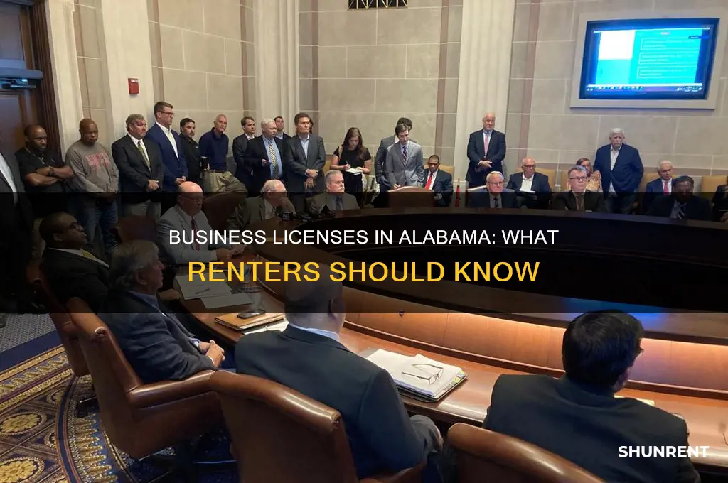 do i need a business license to rent in alabama