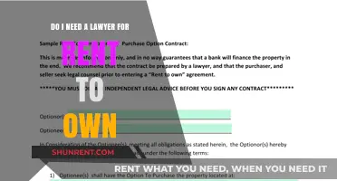 Rent-to-Own: When to Get Legal Advice