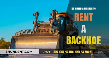 Backhoe Rentals: License Requirements and Rules