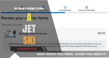 Jet Ski Rentals: License Requirements and Safety Tips