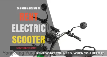 Electric Scooter Rentals: License Requirements and Regulations