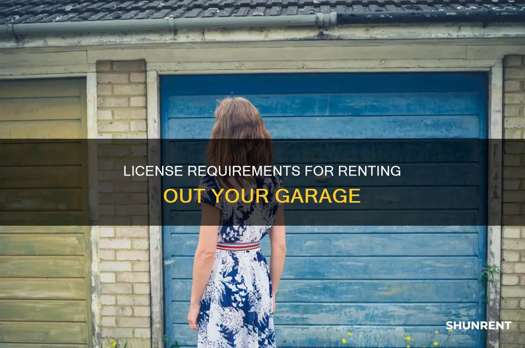do i need a license to rent my garage