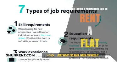 Renting a Flat: Do You Need a Permanent Job?