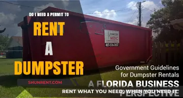Dumpster Rental: Permit or No Permit?