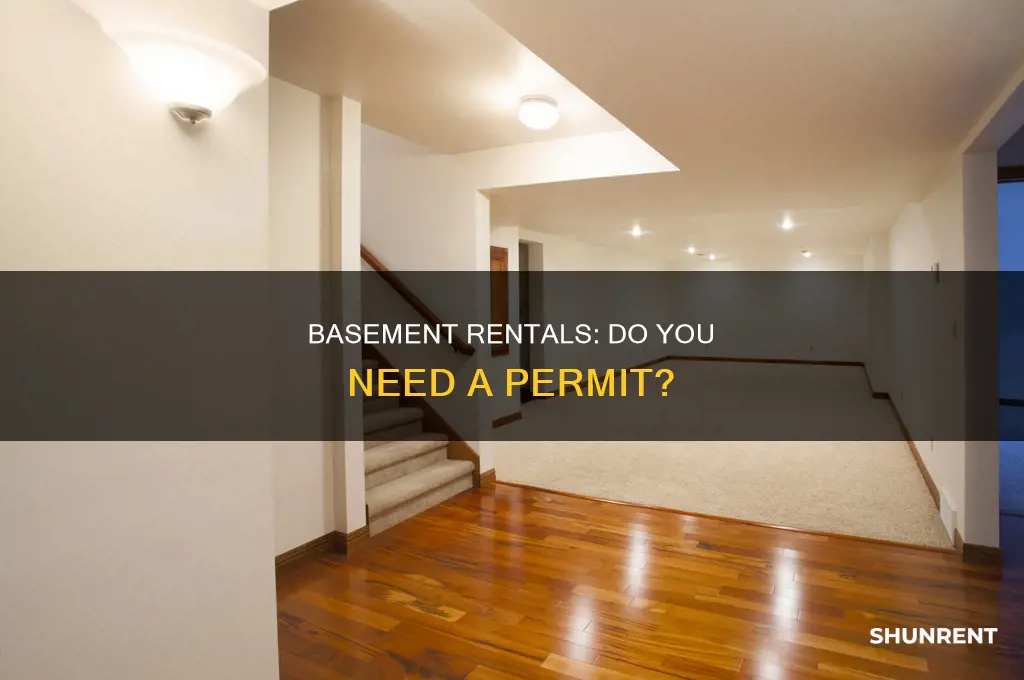 do i need a permit to rent my basement