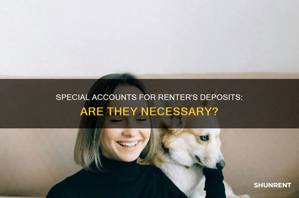 do i need a special account for my renter