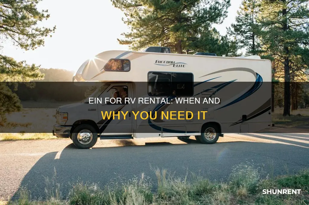 do i need an ein for renting an rv