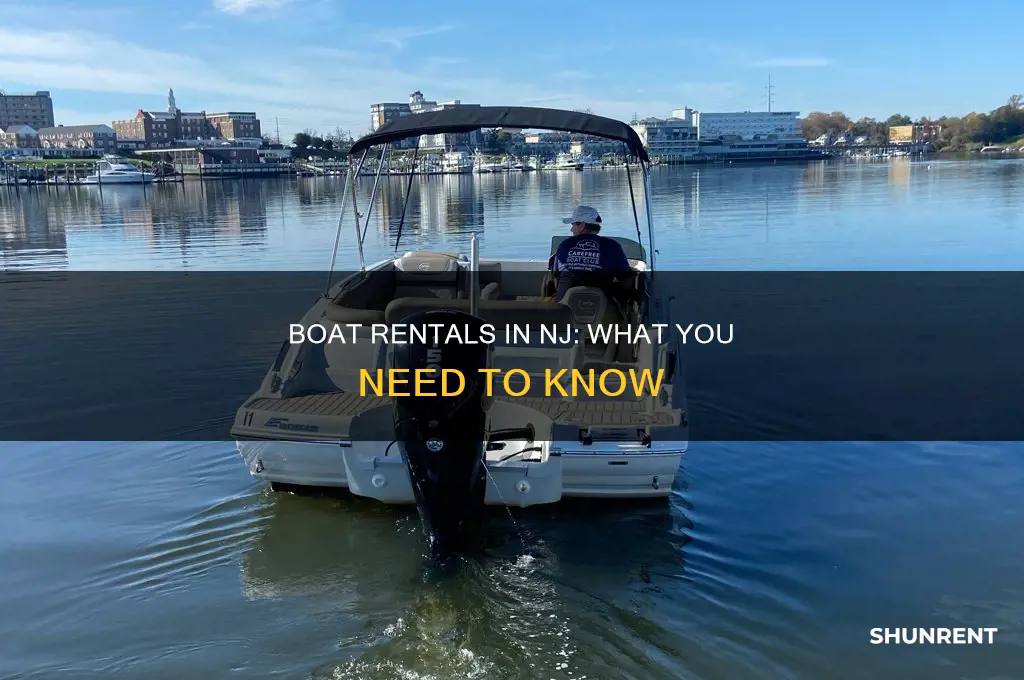 do i need anything to rent a boat in nj