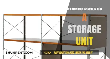Storage Units: Bank Accounts Necessary?
