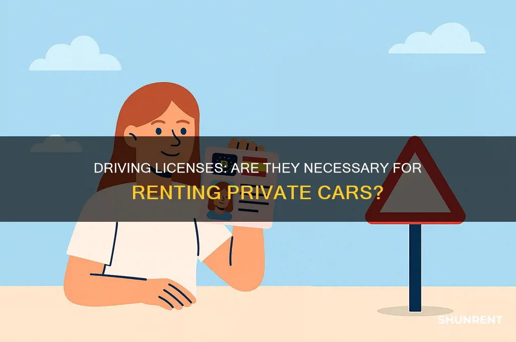 do i need drivin license to rent a private acar