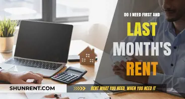Renting: The First and Last Month's Payment