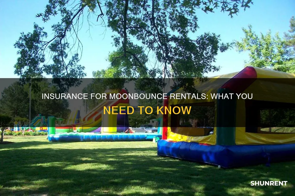 do i need insurance to rent a moonbounce