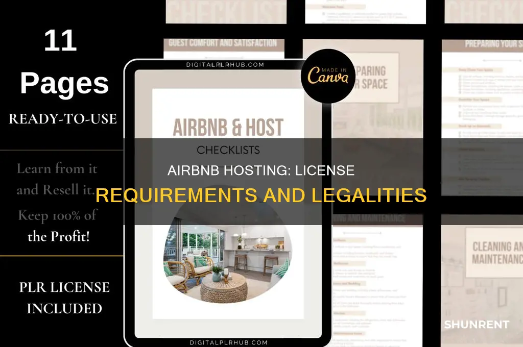 do i need license to rent for airbnb