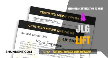 OSHA Certification: Essential for Safe JLG Lift Operations?