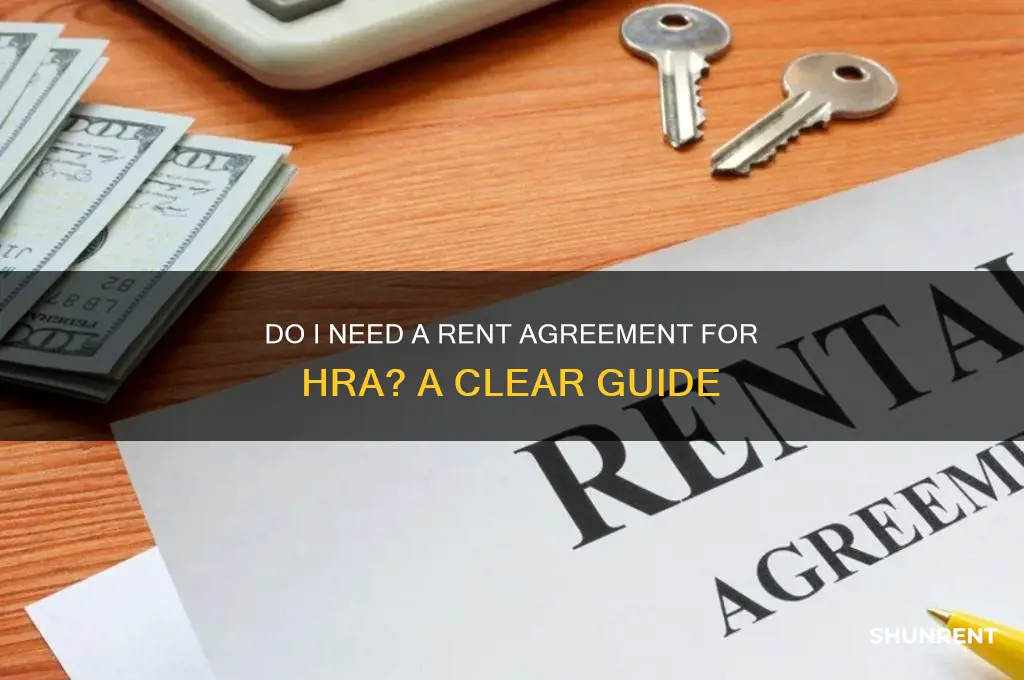 do i need rent agreement for hra