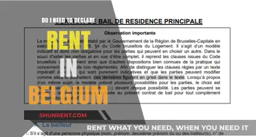 Rent Declaration in Belgium: What's the Deal?
