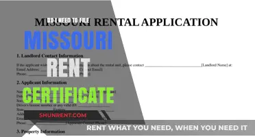 Renting in Missouri? File Your Rent Certificate