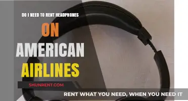 American Airlines: Rent or Bring Your Own Headphones?