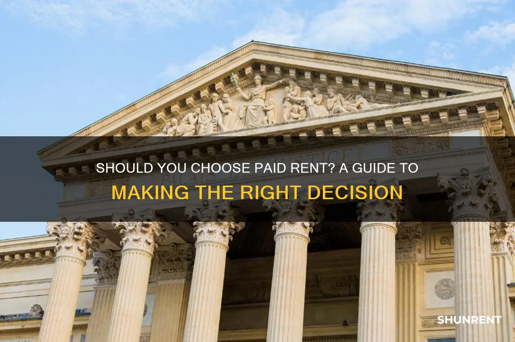 do i need to select paid rent