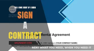 Renting Without a Contract: Do I Owe Anything?