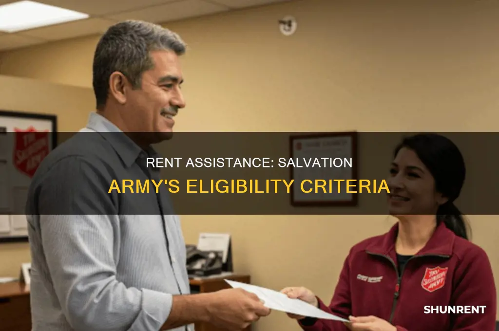 do i qualify for rent assistance from the salvation army