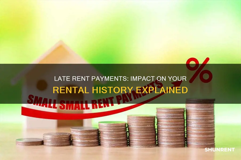do late rent payments affect rental history
