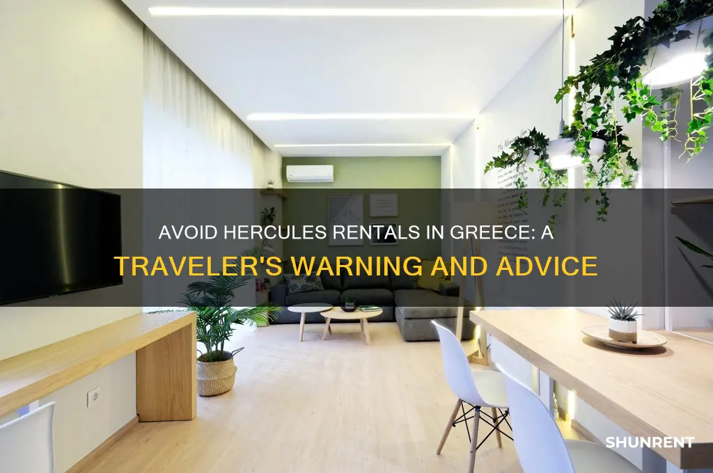 do not rent from hercules in greece
