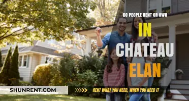 Who Lives in Chateau Elan: Renters or Owners?
