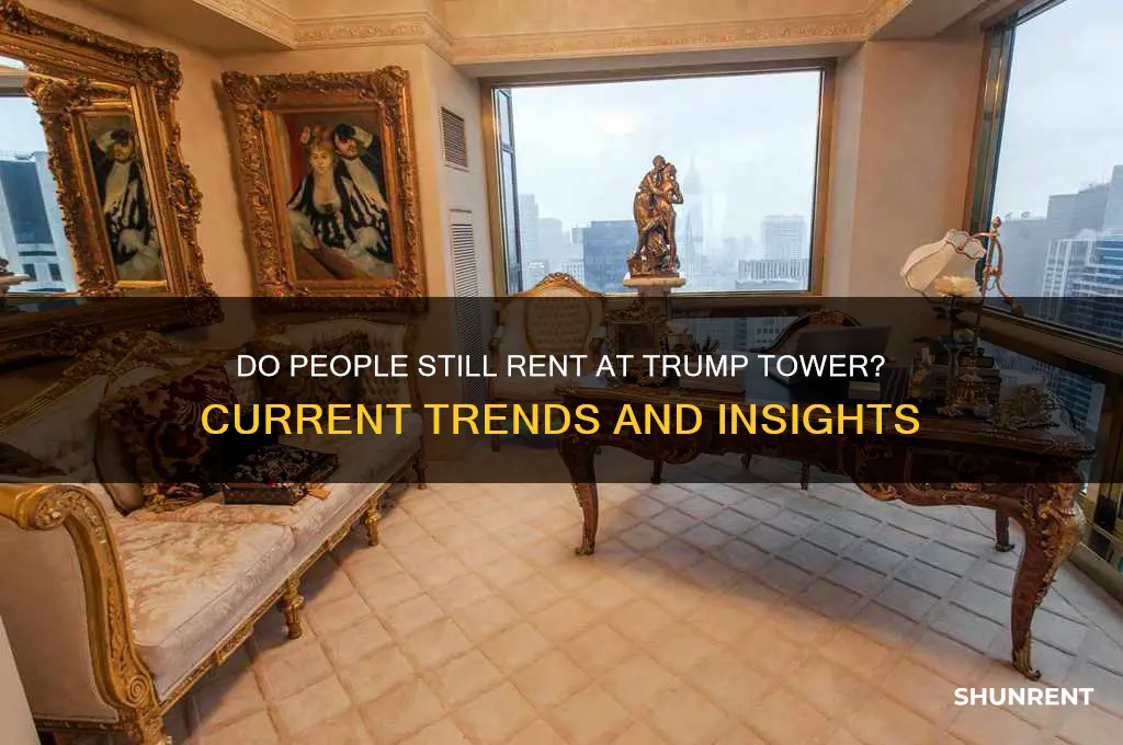 do people still rent at trump tower