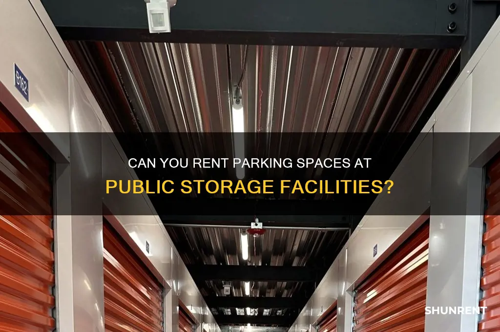 do public storage facilities rent parking spaces