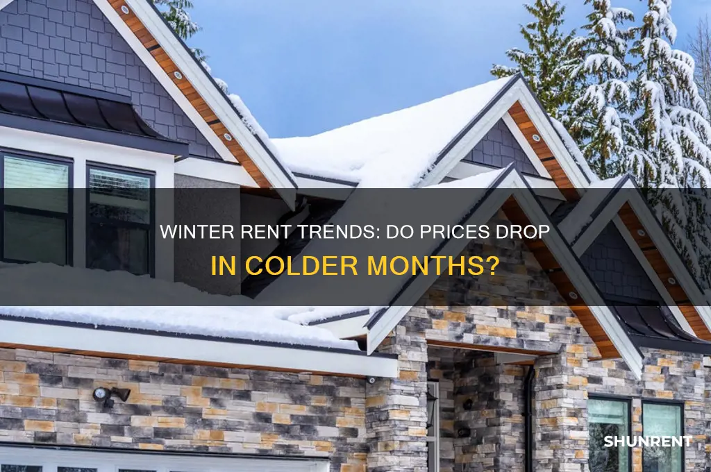 do rent prices drop in the winter