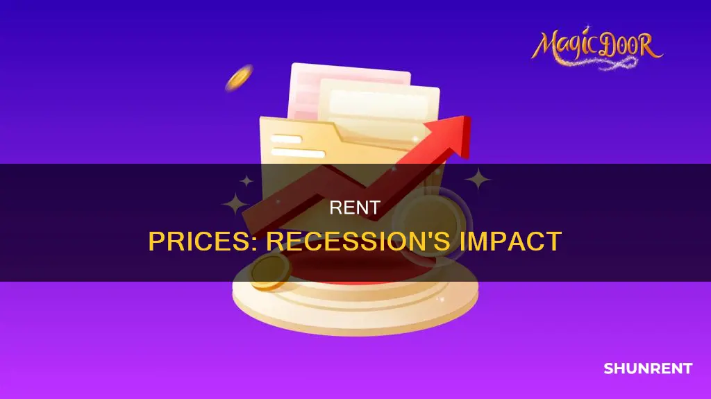do rent prices go down in a recession