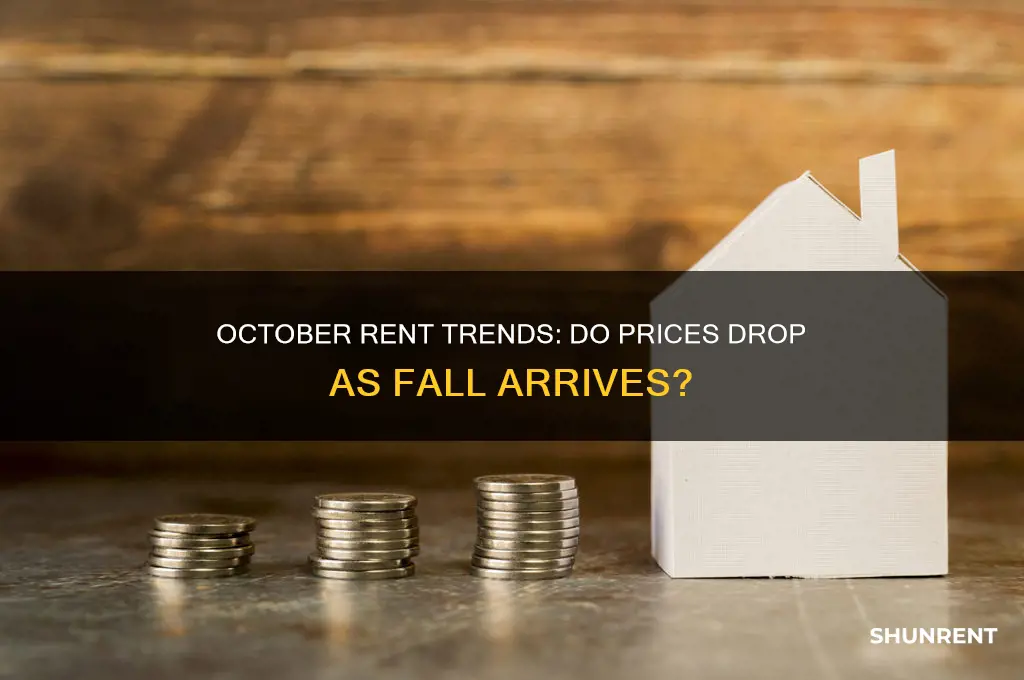 do rent prices go down in october