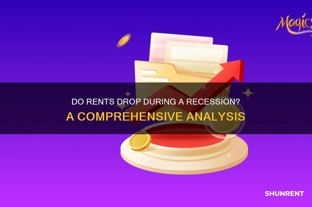 do rents go down in a recession